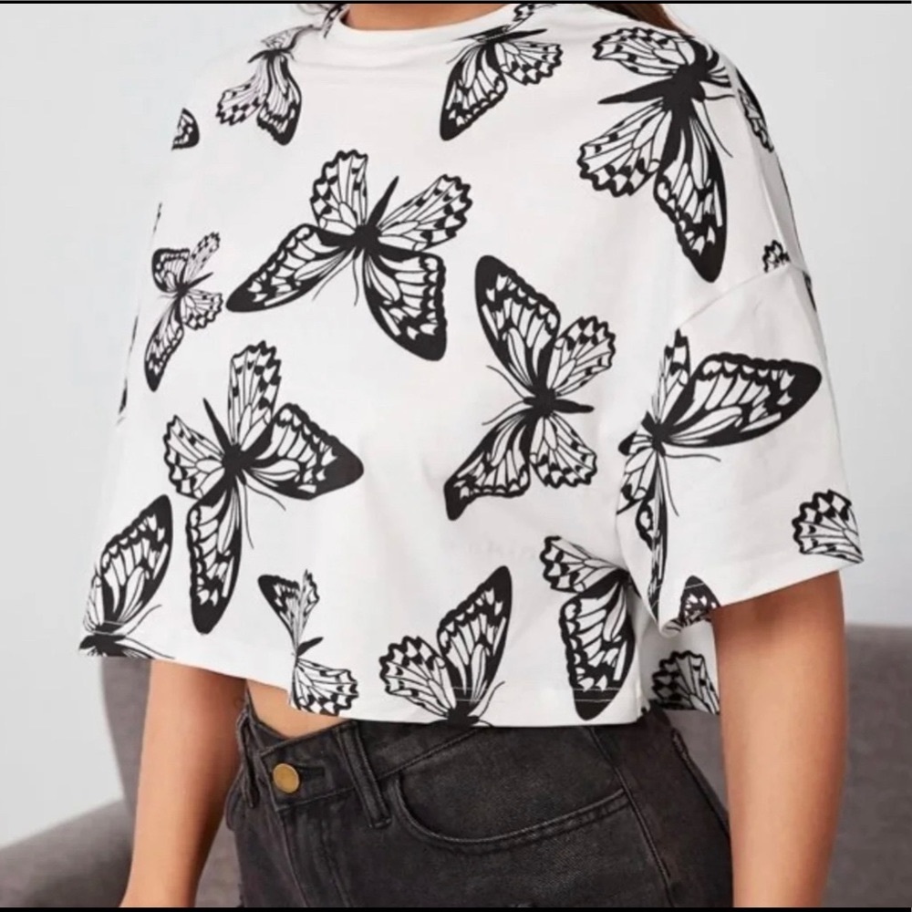 Crave Butterfly crop top